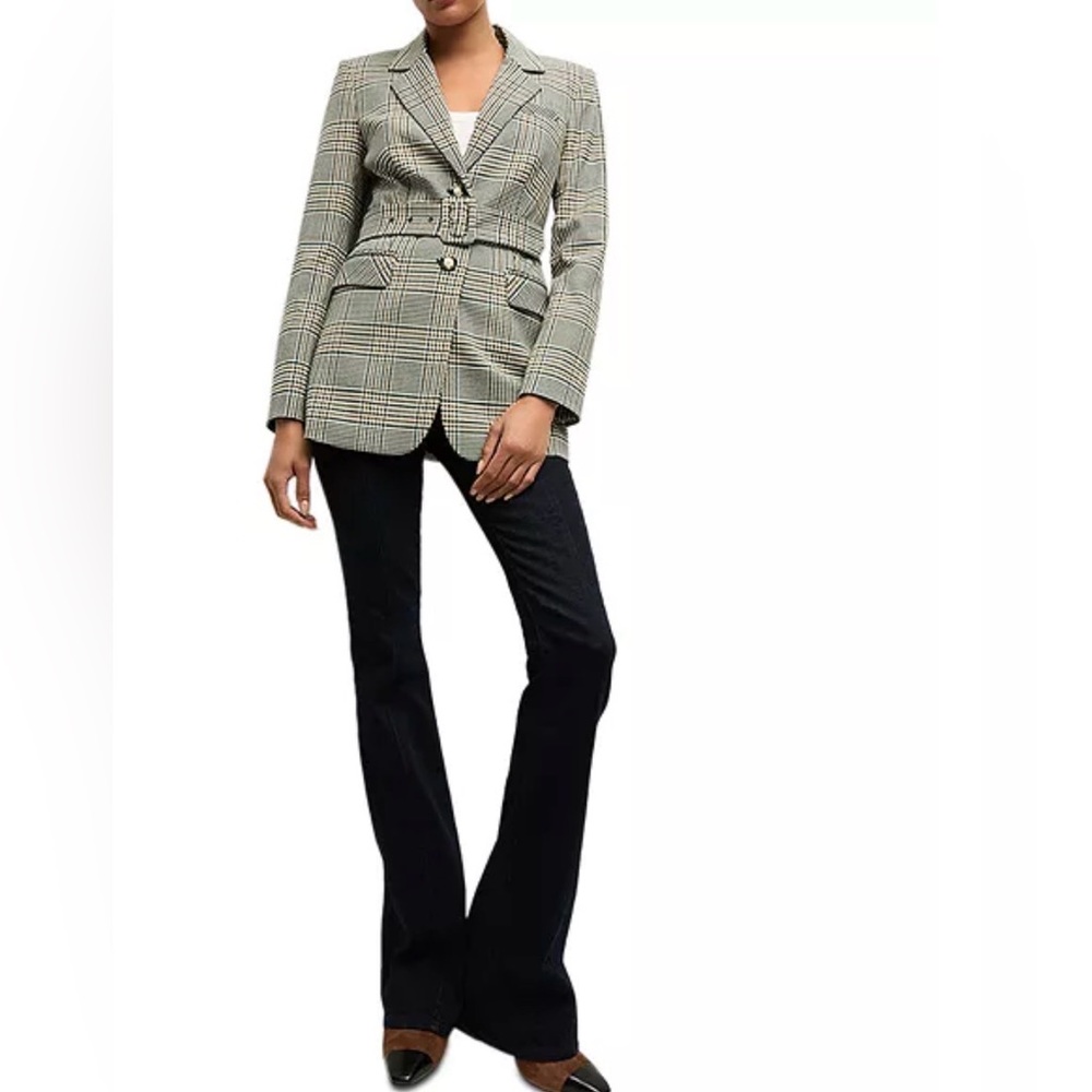 Veronica Beard Check Ryanne Dickey Jacket